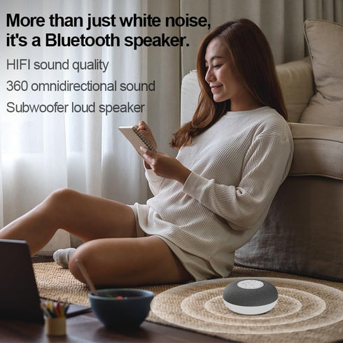 yewei 39 YEVIK Portable Sound Machine for Baby Sleep & Travel, Soothing Sounds with Night Light, USB-C Rechargeable