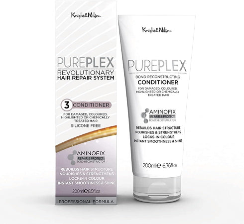 PurePlex Bond Reconstructing Conditioner, 200ml, Nourishes & Rebuilds Hair with Aminofix