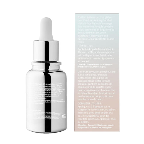 Sacheu Slick Skin Gua Sha Oil - 1 Fl Oz Squalane Oil for Face, Essential Lipids Anti Aging Face Serum, Moisturizing and