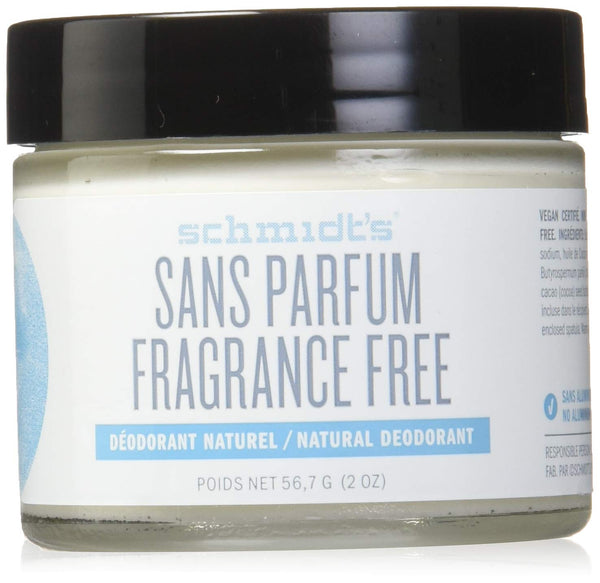 Schmidt's Natural Deodorant, Fragrance-Free, 2 Ounce