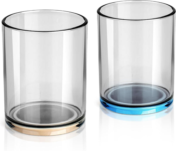 ZOFGENOW Mouthwash Dispenser Cup Set of 2, Transparent Oral Care Cup for