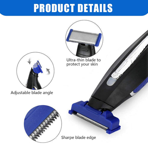 Shaver Replacement Head 6PCS - Compatible with Microtouch Solo, 2PCS Shaver Clean Brush with Box