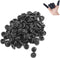150pcs Disposable Latex Finger Cots Protective Fingertips Gloves Rubber Fingerstall Sleeves 65mmx25mm (Black)