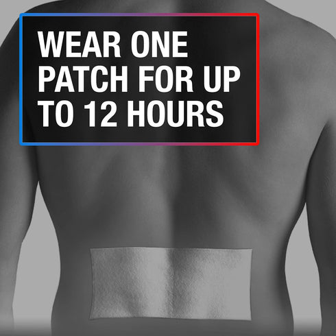 Icy Hot Max Strength Lidocaine Pain Relief Patch - 5 Count for Fast, Targeted Relief