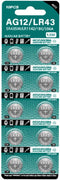 JUNINXIU AG12 Battery L1142 Battery LR43 Battery SR43 D386 D301 186 SR43 1.5v
