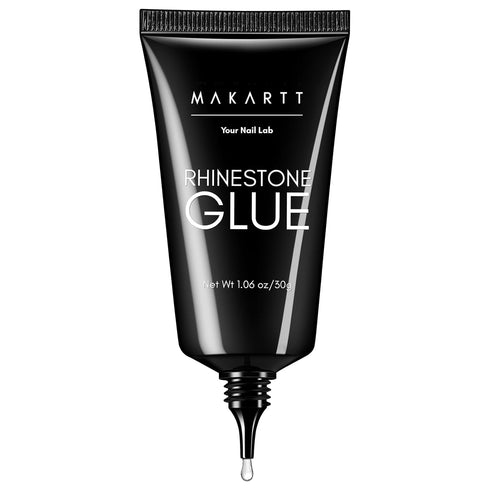Makartt Nail Rhinestone Glue - Super Strong Gel Nail Glue for Nail Charm 3D Nails Bling Gel (30ML)