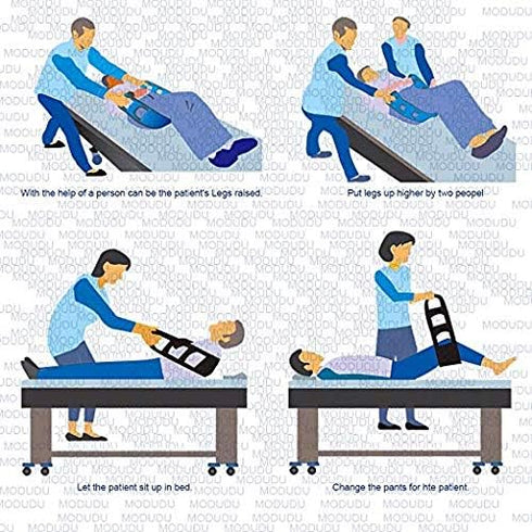 Transfer Board Patient Lift Gait Belt Transfer Sling for Handicap Bariatric Patient Care Safety Mobility Aids