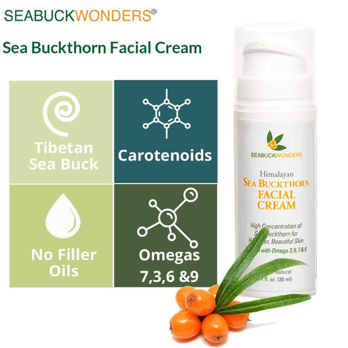 Organic Sea Buckthorn Facial Cream - 1 Ounce