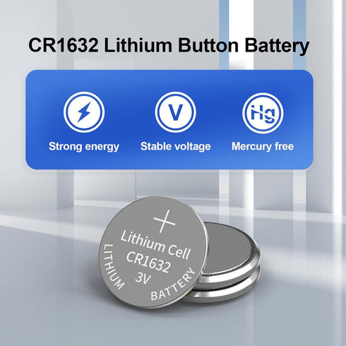 CR 1632 Batteries 20 Count (Pack of 1) 3V Lithium CR1632