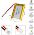 3.7V 1000mAh 703048 Lithium Polymer Ion Rechargeable Li-ion Battery with 2P PH 2.0mm Pitch Connector
