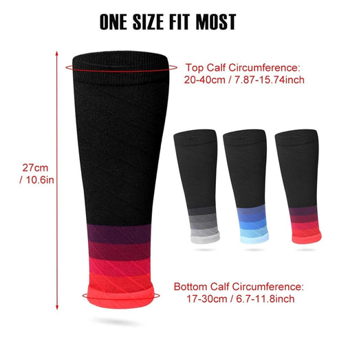 PAKHUDB 1 Splints(1-Blue) Calf Compression Sleeves Pair Calf Compression Sleeve for Men and Women Leg for Running Shin