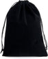 Tendwarm 20 Pcs Black Velvet Bags - 5.9x7.8 Inches Drawstring Candy Jewelry Pouch Bags for Favors