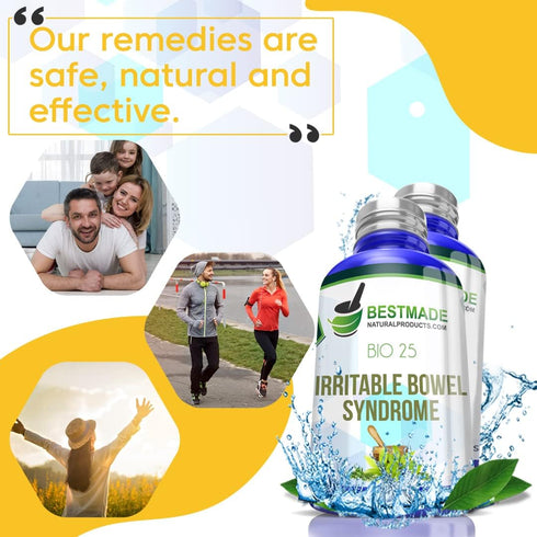Bestmade Natural Products Bio25 Digestive Comfort Solution, Natural Remedy for Irritable Bowel Syndrome