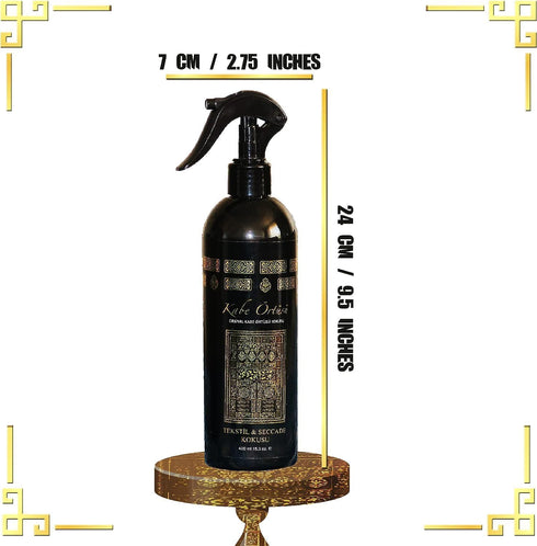 Islamic Holy Places Room Spray Air Freshener, Kaaba’s Cover Scent, 13.50 Fl Oz - Made With Essential Oils &