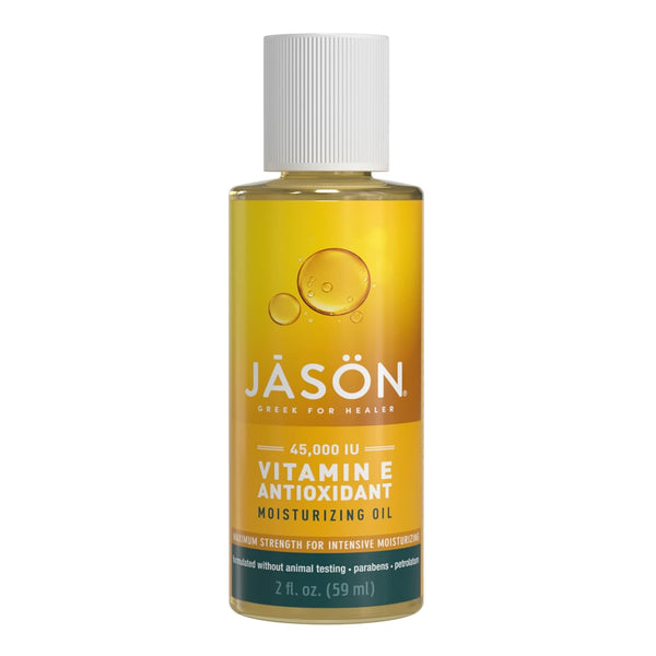 JASON Vitamin E Moisturizing Oil, 45,000 IU, Maximum Strength, 2 Fluid Ounces