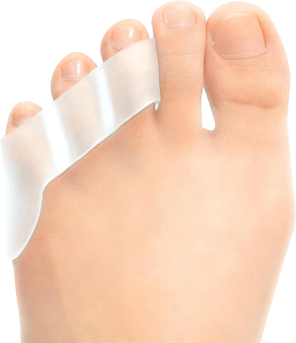JKcare Pinky Toe Separators & Protectors, Silicone Little Toe Spacer for Overlapping, Curled, Hammer Toe, Tailor’s