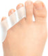 JKcare Pinky Toe Separators & Protectors, Silicone Little Toe Spacer for Overlapping, Curled, Hammer Toe, Tailor’s