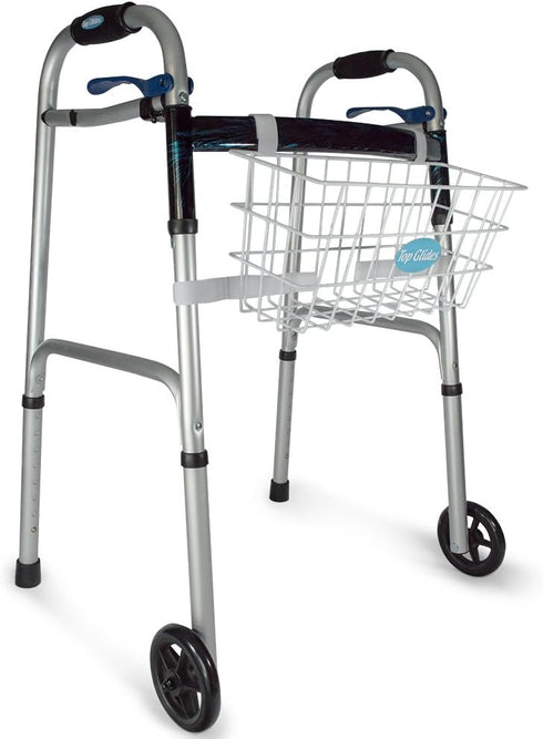 Deluxe Wire Walker Basket by Top Glides - Enhanced Mobility Aid