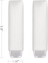 OTO 6 Pack Travel Size Plastic Squeeze Bottles for Liquids, 30ml/1 Fl. Oz TSA Approved Makeup Containers