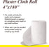 Falling in Art Plaster Cloth Rolls, 500gsm Plaster Strip, 4inch x180inch, Plaster Gauze Bandages for Craft Projects,