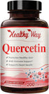 High Strength Quercetin 500mg Capsules, Powerful Antioxidant Supplement for Heart, Skin, Brain & Immune Support (200