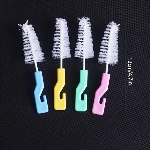 KuuGuu 20 PCS Bottle Nipple Cleaner Sponge Brush Hangable Pacifier Sponge Cleaning Small Brush Portable Baby Bottle