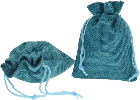 Burlap Bags with Drawstring, 2.7x3.5 Inch Jute Sacks for Jewelry Candy Pouch, Christmas Wedding Party Favor Gift Bags