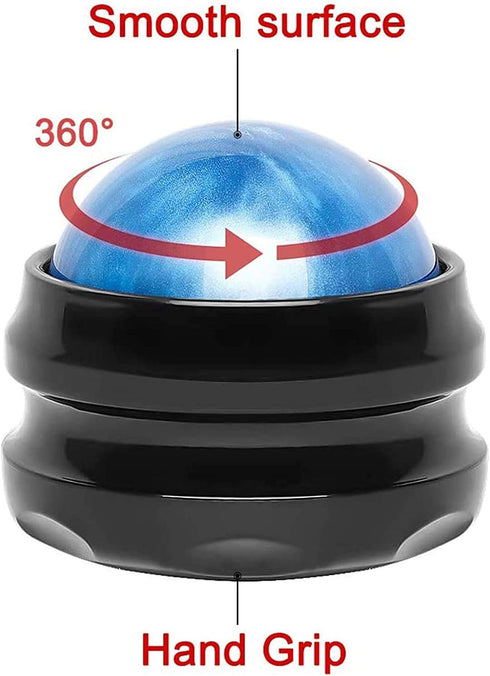WOVTE Massage Ball, Lacrosse Balls Self Massage Tool for Sore Muscles, Deep Tissue, Trigger Point, Yoga Release (Blue)
