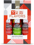 JO HO Flavored Lube Triple Pack Edible Water Based Personal Lubricant, Sugar