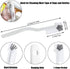 TuTuYa 11PCS Set, Crevice Cleaning Brush Deep Cleaning Groove Gap Cleaning Tool Ideal for Kitchen, Bathroom, Tiles