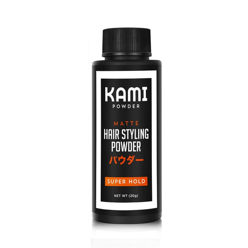 Kami Hair Styling Powder for Men - Strong Hold, Natural Matte Finish, Texturizing Hair Powder for Thick Hair Styling