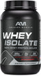 Whey Protein Isolate Powder | 25 Grams Protein Per Serving | 100% Whey Isolate | Zero Fat | Made in USA (Strawberry, 2