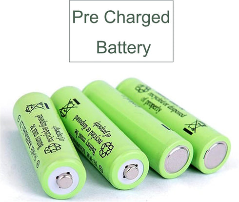 12 Packs 1.2V AAA 400mAh Ni-MH Rechargeable Batteries for Garden Solar Lights