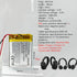 DC 3.7V 800mAh 603040 Rechargeable Lithium-ion Battery for Marshall MID Major II Major III Major IV Bluetooth Headphones VDL603040 SR603040