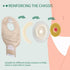 XIIFIIFII 30 Pcs Elastic Ostomy Barrier Strips, Ostomy Skin Supplies, Medical Grade Skin-Friendly Leak-Proof Adhesive