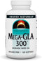 Source Naturals Mega-GLA 300 Borage Seed Oil, Hexane-Free, 120 Softgels