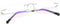 Rimless Clear Bifocal Reading Glasses | Blue Light Blocking Readers for Men and Women | Lightweight Magnifying Anti
