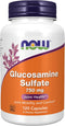 NOW Supplements Glucosamine Sulfate 750 mg, 120 Veg Capsules, UL Dietary Supplement Certified