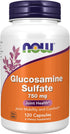 NOW Supplements Glucosamine Sulfate 750 mg, 120 Veg Capsules, UL Dietary Supplement Certified