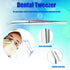 Dental Hygiene Tool Set, Stainless Steel Dental Pick and Tweezers, Gum Floss, Tooth Scraper for Personal Oral Care &