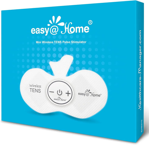 Easy@Home Rechargeable Wireless TENS Unit - FSA Eligible Electric EMS Pain Relief Device