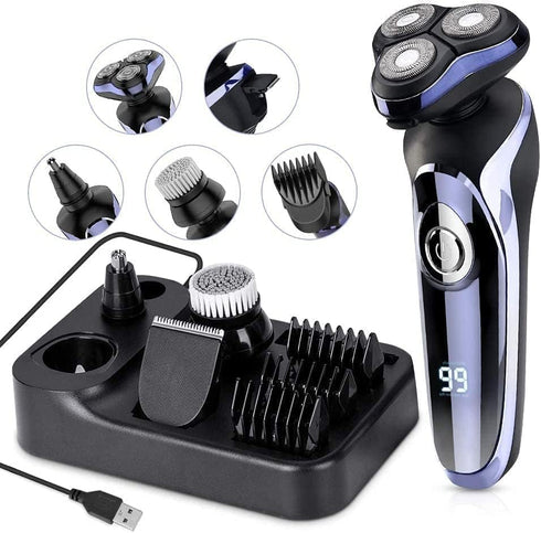 Replacement Shaver Head for FS-8600 Electric Shaver, 4 in 1 Rotary Men Shaver Beard Trimmer