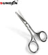 Safety Nose Hair Cuticle Scissors, Beauty Grooming Scissors for Nose Hair Trimming, Rounded Blade with Ergonomic Handle