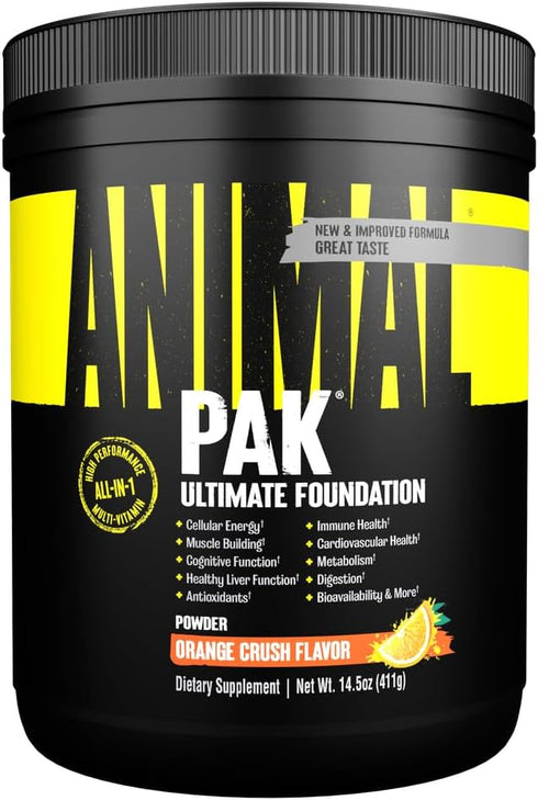 Animal Pak - Vitamin Powder with Zinc, Magnesium, Amino Acids and More - Multivitamin for Men and Women, Digestive