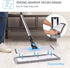 MANGOTIME Microfiber Dust Mop for Hardwood Floors - Dry Floor Mop with 4 Washable Pads and Aluminum Mop Head