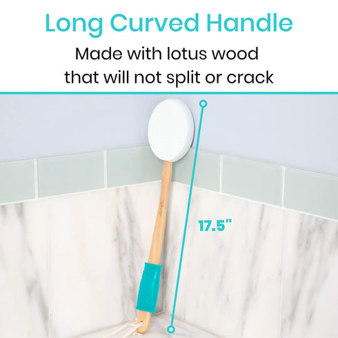 Vive Lotion Applicator for Back, Feet - 17.5" Long Handle Cream Wand for Elderly, Women, Apply Medicine, Skin Cream