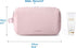 BAGSMART Toiletry Bag for Women, Cosmetic Makeup Organizer, Travel Dopp Kit, Water-resistant Shaving Bag, Pink