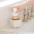 Nellie's Dish Butter - Eco-Friendly Dish Soap Block in Reusable Ceramic Container, Light Spruce Scent