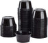 50 Pack 4oz Portion Cups, Disposable Plastic Containers, Tiny Dipping Shot Bowls for Food Serving & Snacks