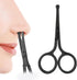 Nose Ear Facial Scissors - Rounded Tip Grooming Scissor Trimmer for Men, Moustache, Beard, Eyebrow